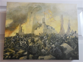 Canvas Print of the Cylon War painting 11