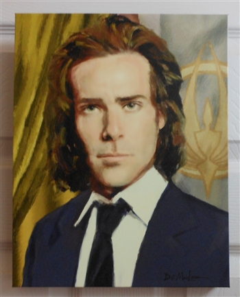 LARGE Canvas Print of the Portrait of President Gaius Baltar 16" x 20" x 1"